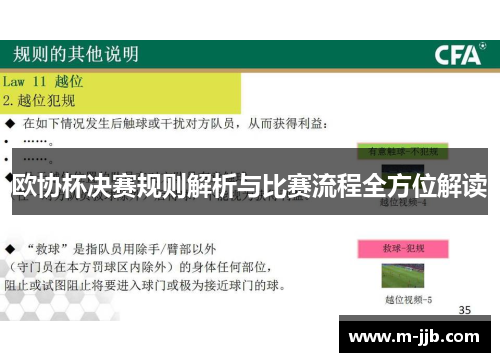 欧协杯决赛规则解析与比赛流程全方位解读